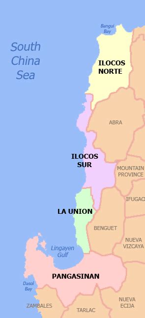 Luzon: Reg. I: Ilocos Region: .